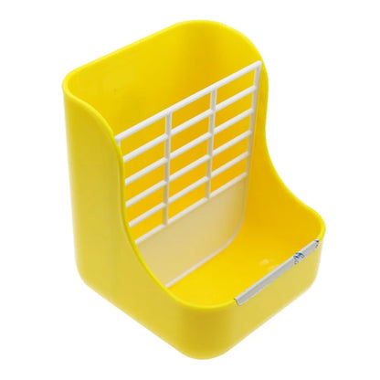 1 Pcs Two in one Feed grass food box Rabbit cage in farm animal Cages & accessories Pet rabbit feeding food box