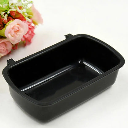 Small Pet Food Feeder Bowl Hamster Cage Hook Up Hanging Bowl Water Drinking Device Bird Pigeon Squirrel Feeding Cup Rabbit Feede