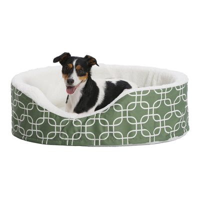 Midwest Homes for Pets Quitetime Teflon Nesting Dog/Cat Pet Bed, Green, 29 In