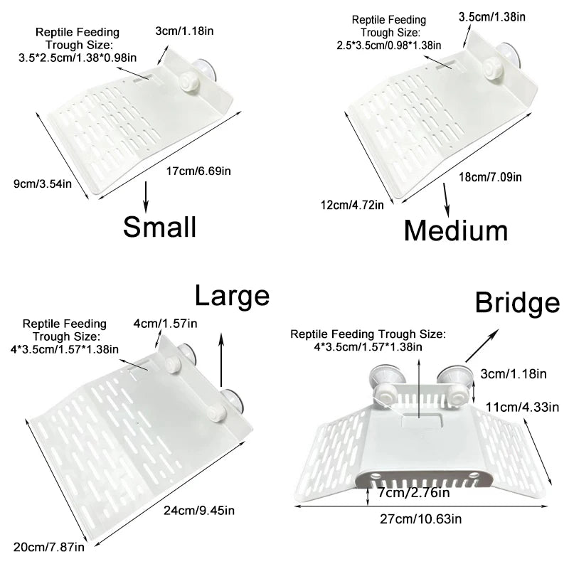 Turtle Basking Drying Resting Sun Platform Mat Dock, Climbing Ladder for Amphibians and Reptiles, Turtle Land Island Habitat