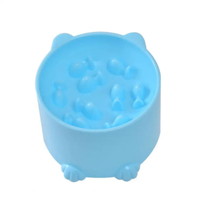 Pet Bowl  Useful Slow Feeder Pet Bowl Dog Food Dispenser  Anti-overturning Dog Food Dispenser