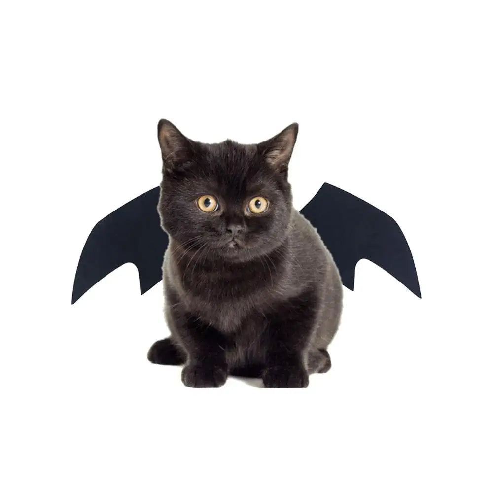Halloween Decoration Apparel for Cat Cat Halloween Costume Puppy Pet Clothing Dog Dress Up Bat Wings Dog Costumes Pet Supplies