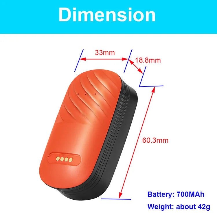 Global Pet Locator Dog GPS 4G IP67 Waterproof Anti-Lost Tracking Collar With AGPS/GSM/LBS Positioning