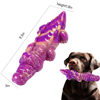 Dog Toys Pets Large Durable Dog Chew Toys Beef-Flavoredfor Chewers Bone Teeth Cleaning Toy Supplies for Tough Nylon Chewers
