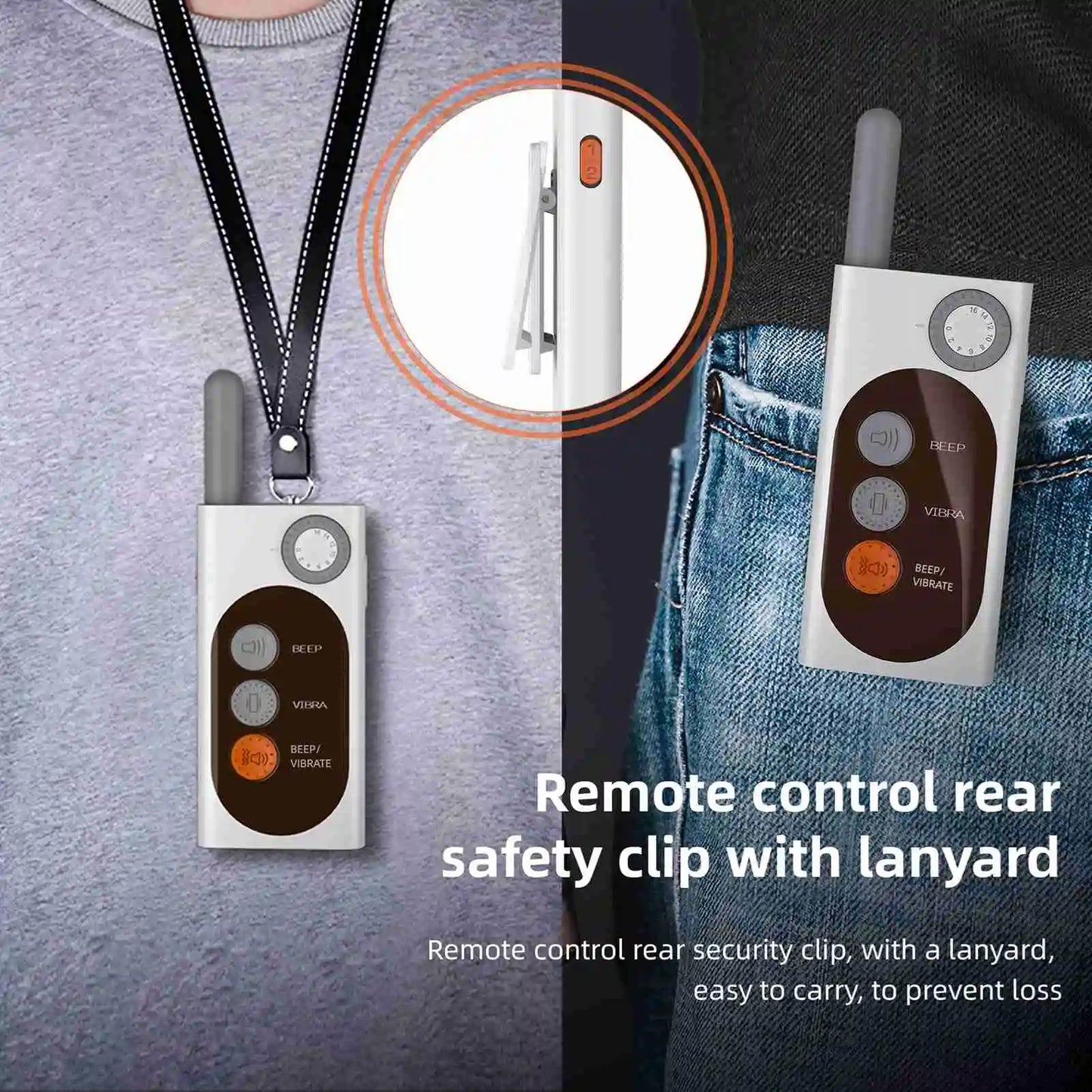 Dog Bark Collar 3 Training Modes Water Resistant Rechargeable Recording Dog Trainer Collar with Remote Control White
