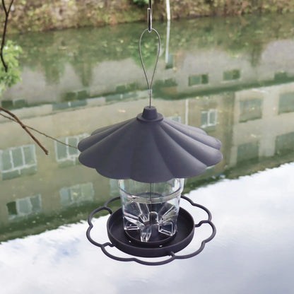 Backyard Bird Feeders Wild Bird Feeders Attract Diverse Birds with Elegant, Waterproof Lantern Bird Feeder for Outdoor Viewing