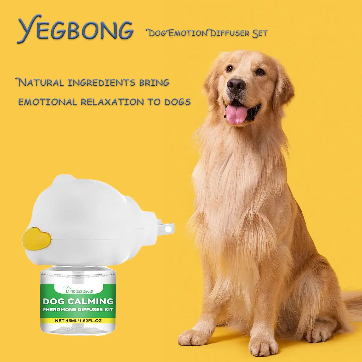 Dog Emotion Diffuser Set for Anxiety Relief Home Environment Stress Care Kit to Effectively Reduce Dogs' Pressure
