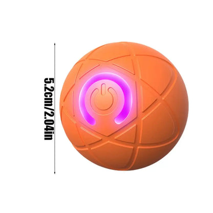 Electric Rolling Ball Dog Toy USB Interactive Dog Ball Toy Smart Interactive Pet Toy Ball with LED Light USB Charging Rolling