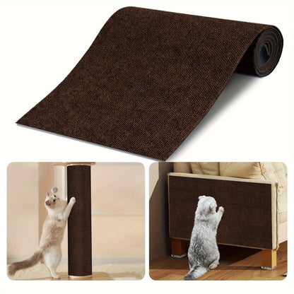 Trimmable Cat Scratching Mat Cat Scratcher Sofa Tape Scratching Post Self-adhesive Carpet Cats Scratch Board Cat Accessories