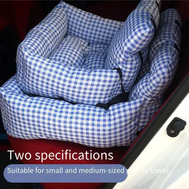 DogS Bed Dog Car Nest Pet Car Nest Out Safety Seat Cushion  Anti-theft Car Portable Home Dual-purpose Nest Pad  Dog Accessories