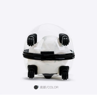 Pet Transparent Trolley Case Cat Dog Travel Convenient Portable Large Capacity Cart Ventilate Pet Carriers Supplies Accessories
