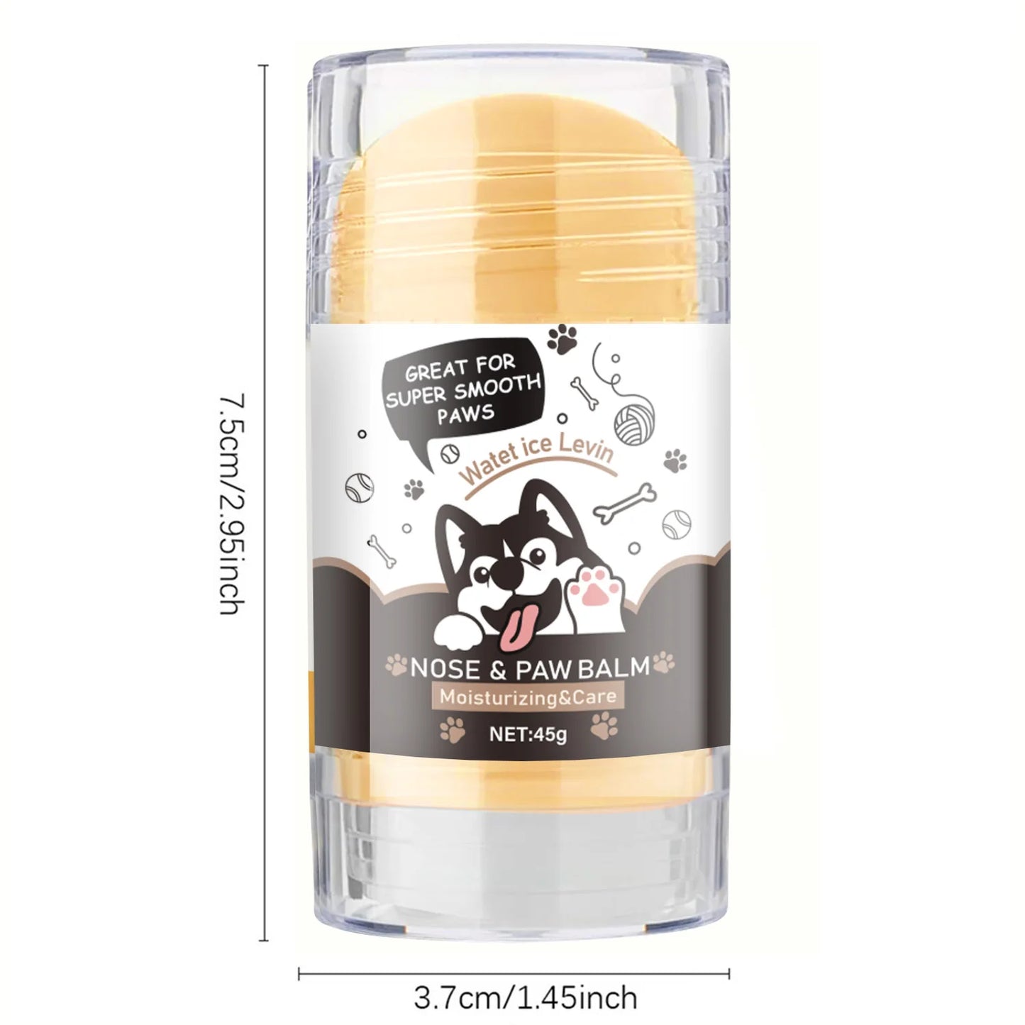 Dog Paw Balm - Lick Safe Snout Soother - Moisturizing, Soothing and Nourishing Stimulation - Prevent Cracks and Wounds - Dog Foot Cream Waxed, Oil, Butter, Extract