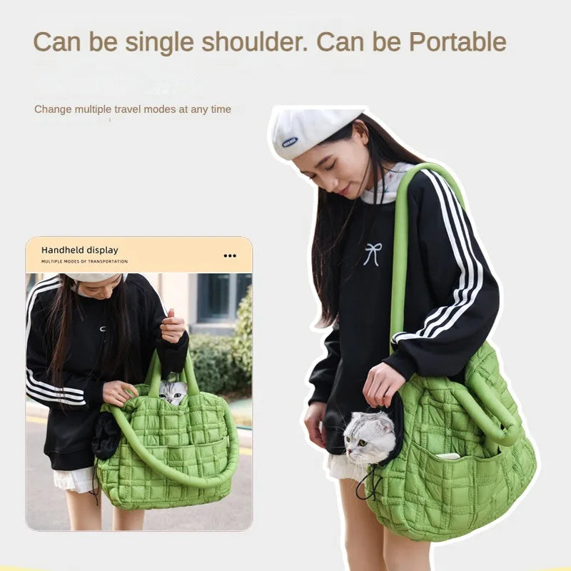 Cat Carrier Cat Transport Travel Cat Bag Travel Carrier Foldable  Waterproof Cat Carriers for Cats Carrier for Small Dogs