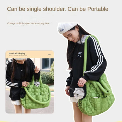 Cat Carrier Cat Transport Travel Cat Bag Travel Carrier Foldable  Waterproof Cat Carriers for Cats Carrier for Small Dogs