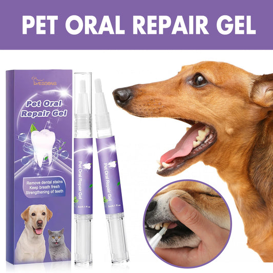Pets Care Oral Repair Gel Removing Tartar Whitening Tooth Cats Dogs Oral Deodorizer Fresh Breath Pet Puppy Dental Teeth Cleaner