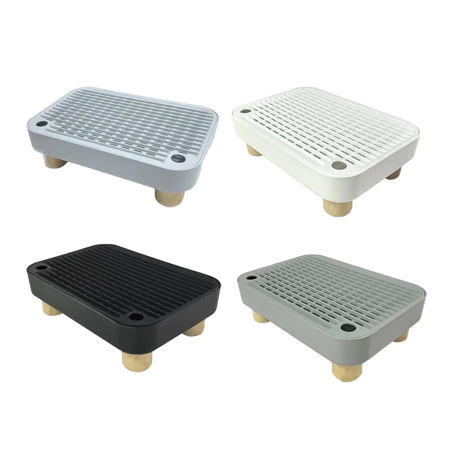 Litter Box Step for Kitten and Old Cats Litter Sifter Box for Floor Carpet Pet indoor Footrest Pet Cleaning Supplies Washable
