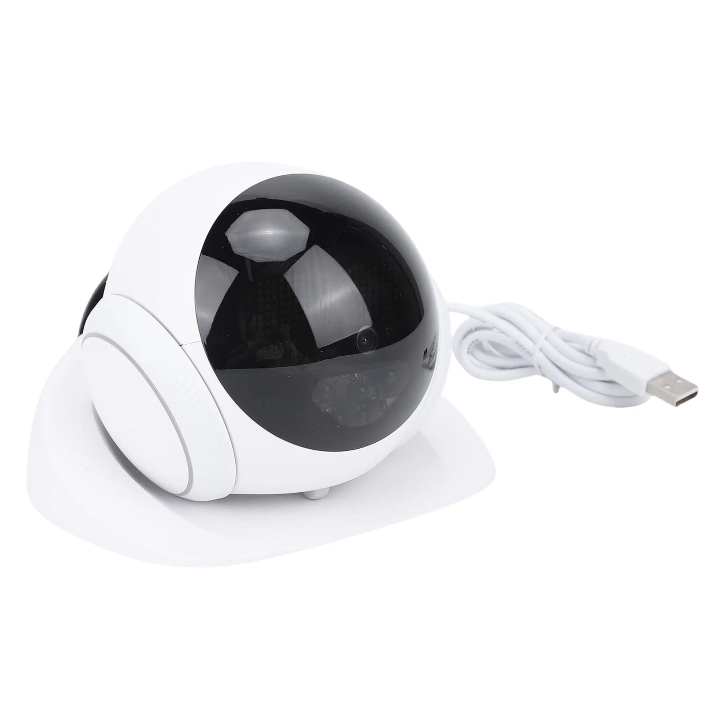 Indoor Cam Movable Pet Camera Battery Powered 2 Way Talk Motion Detection Video Recording Indoor Cam Mobile Surveillance Robot