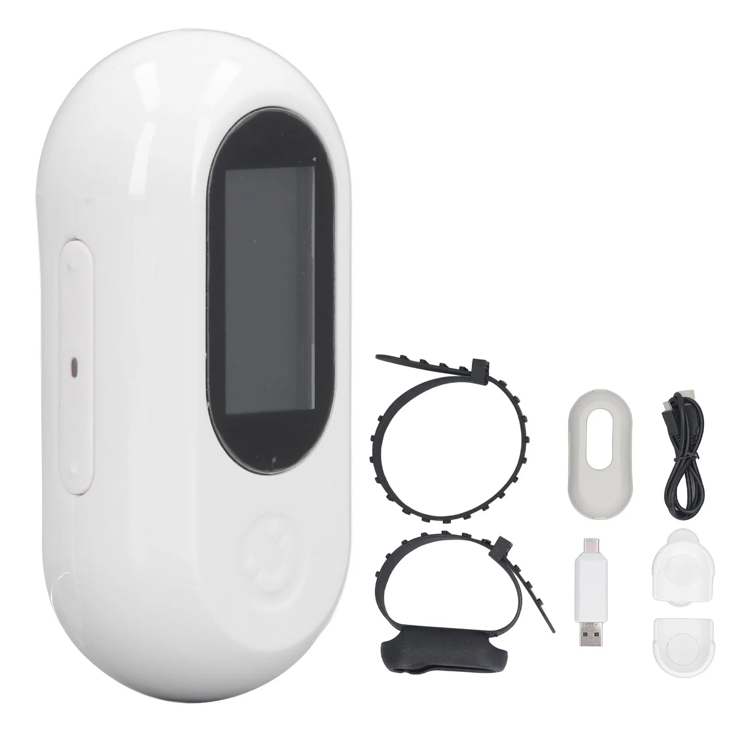 Pet Action Camera Small Pet Collar Camera 0.96in Screen Lightweight Full HD Rechargeable with Video Records for Cat for Outdoor