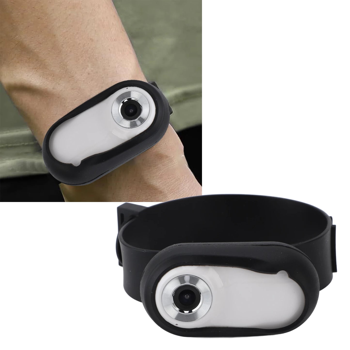 Pet Collar Camera for Videos and Photos HD 1080P 170° Wide Angle USB Rechargeable Adjustable Pet Camera Collar for Dogs Cats