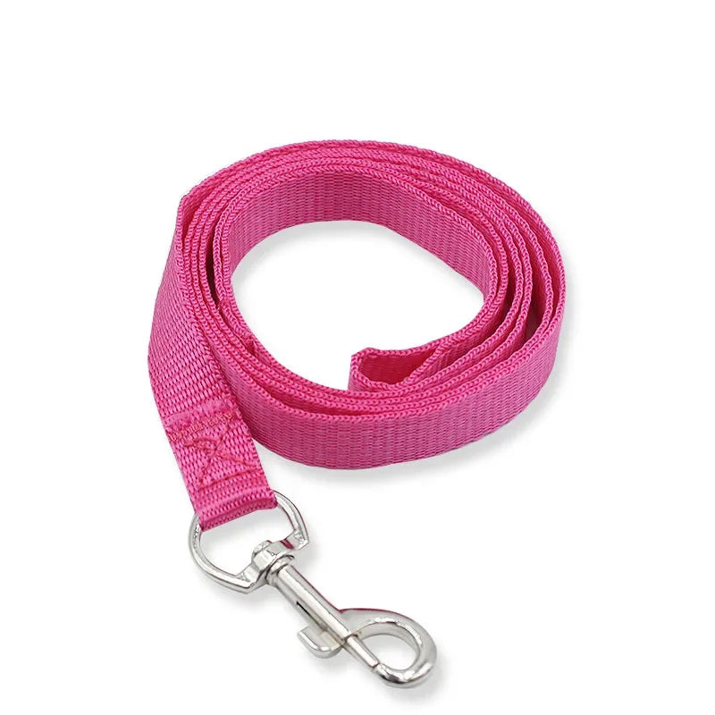 1Pc 120cm*1.5cm Nylon Pet Dog Leash Harness Dog Collar Walking Training Leash Cats Dog Harness Collar Leash Strap Belt for Puppy