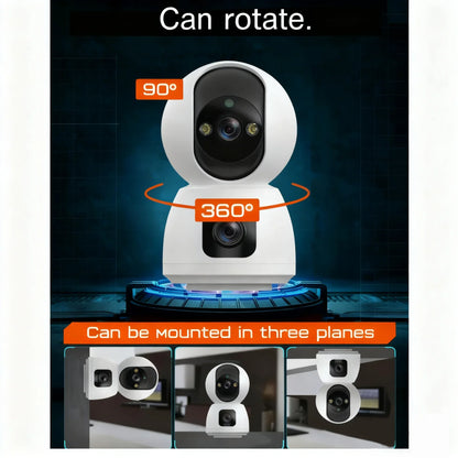 Home Pet & Baby Monitoring Camera 1080P HD - Dual Storage Cloud/SD Card M606