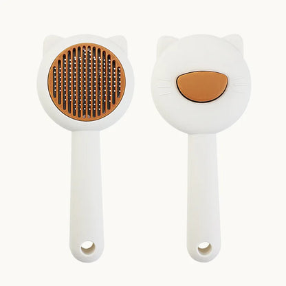 Cat Dog Grooming Brush Deshedding Tool for Loose Fur Removal Slicker Brush Pet Hair Care Essential