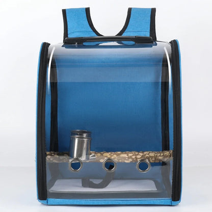Pet Bird Cage House Parrot Carrier with Feeders Bird Large Space Travel Bag Breathable Portable Bird Cage Accessories