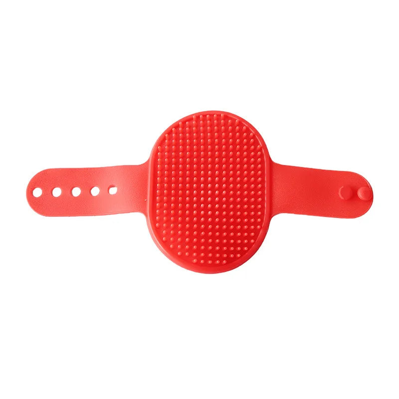 Cat Dog Massage Grooming Brush - Adjustable ScratchingGlove for Shedding, Itch Relief& Bathing - Pet Deshedding & Cleaning Tool