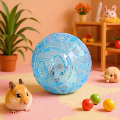 Hamster Exercise Ball Pet Toys Clear Cute 4inch Rolling Ball Running Wheel for Relieving Boredom Cage Accessories Chinchilla