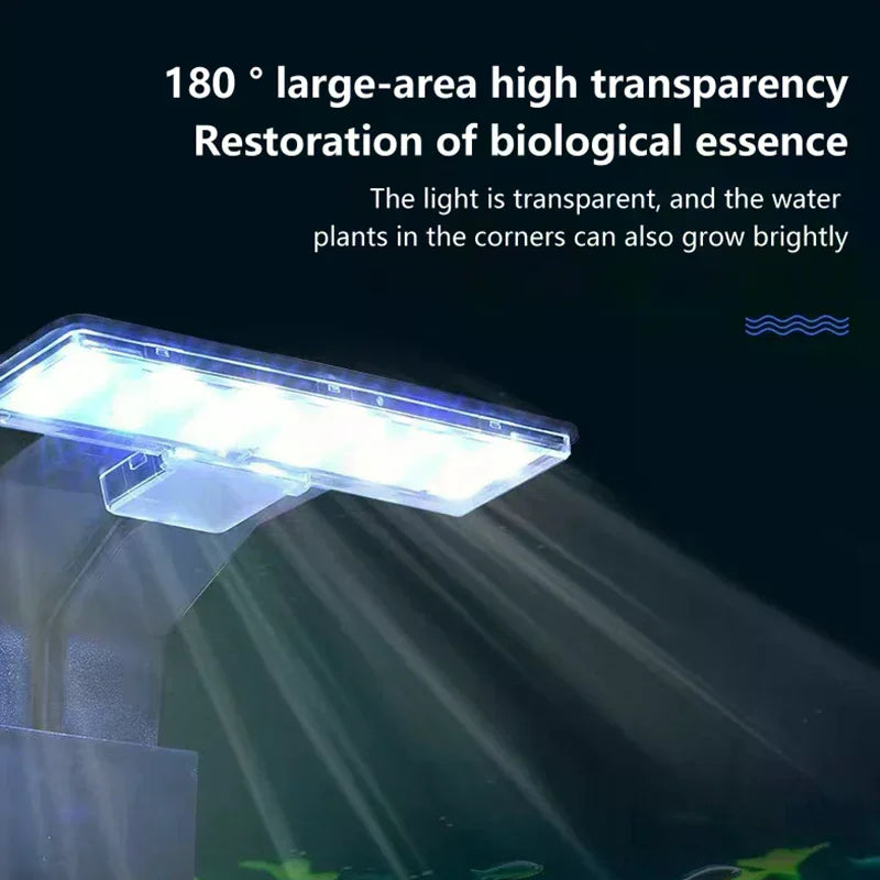 High-Intensity LED Aquarium Light, Waterproof, Ideal for Fish Tank Plant Growth