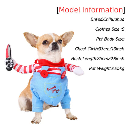 Cosplay Cat Costume For Small Medium Dogs Cats Halloween Cute Party Kitty Puppy Pet Jumpsuits Funny Pug Chihuahua Sphynx Coat