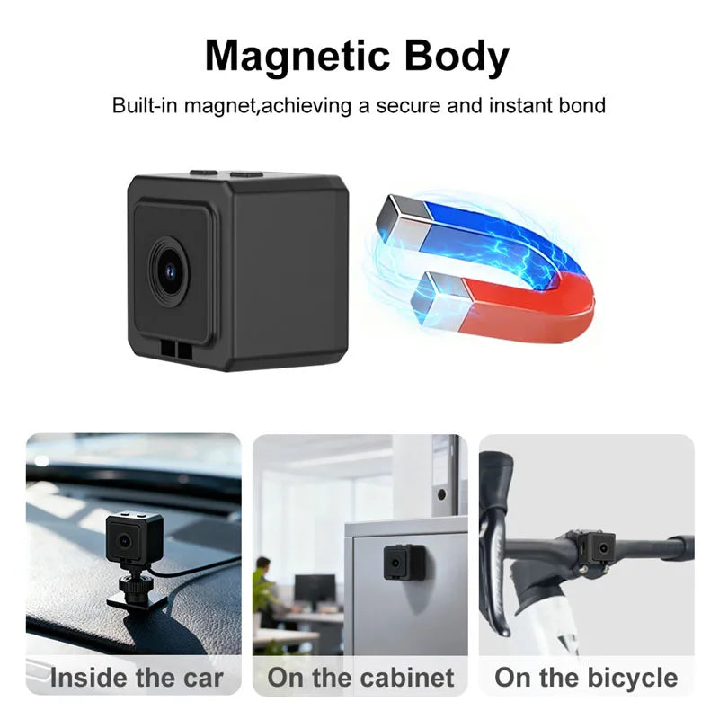 Pet Camera 1080p Sports Camera Portable Magnetic Suction 120 ° Wide-angle Field Of View Wearable Camera Dog Walking Cat Recorder