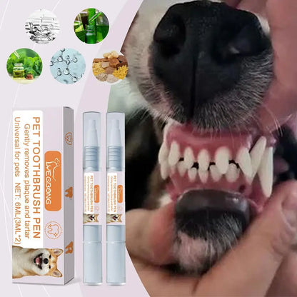 Dog Teeth Cleaning Gel Tooth Repair Teeth Brushing Cleaner Dog Oral Care For Dogs Cats Odor Stain Remover Pet Breath Freshener