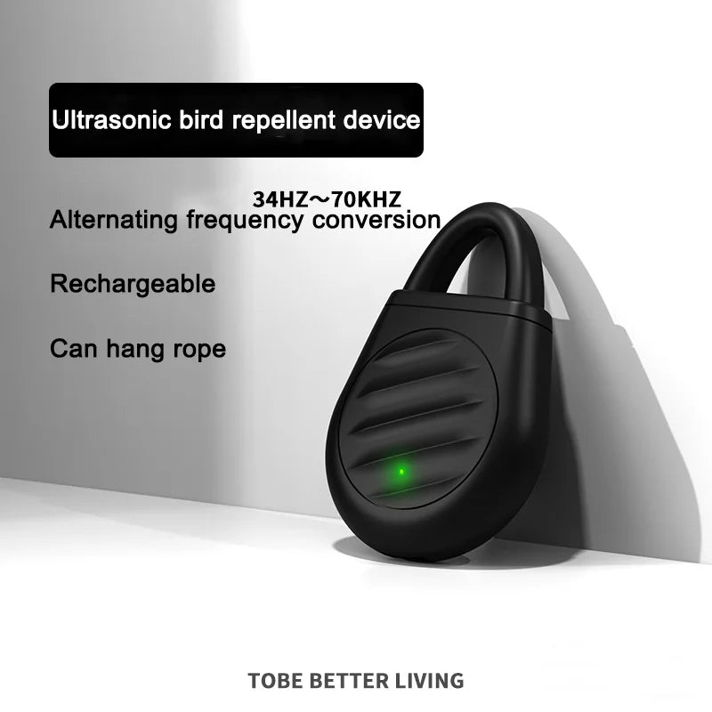 New Ultrasonic Flea Tick Repeller Rechargeable Anti-mosquito Parasite Protection Tools For People Cats Dogs Outdoor Indoor Use