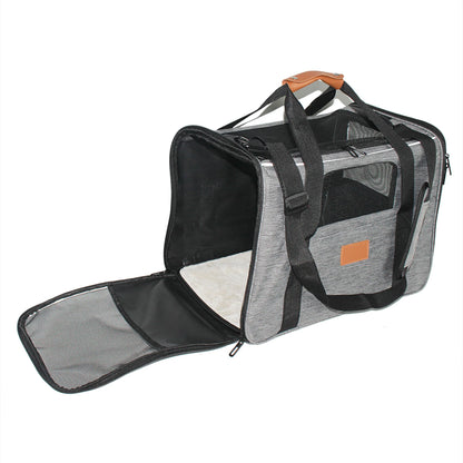 Cat Carrier Bag Breathable Foldable Pets Carriers for Dogs and Cats with Shoulder Strap Hands-Free Pets Carrying Bag for Cars