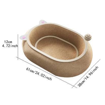Cat Scratcher Bed 3 in 1 Portable Furniture Protection Sofa Pet Supplies