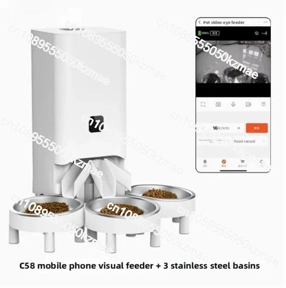 Suitable for running three bowls of automatic pet feeders in conjunction with the tu Smart platform