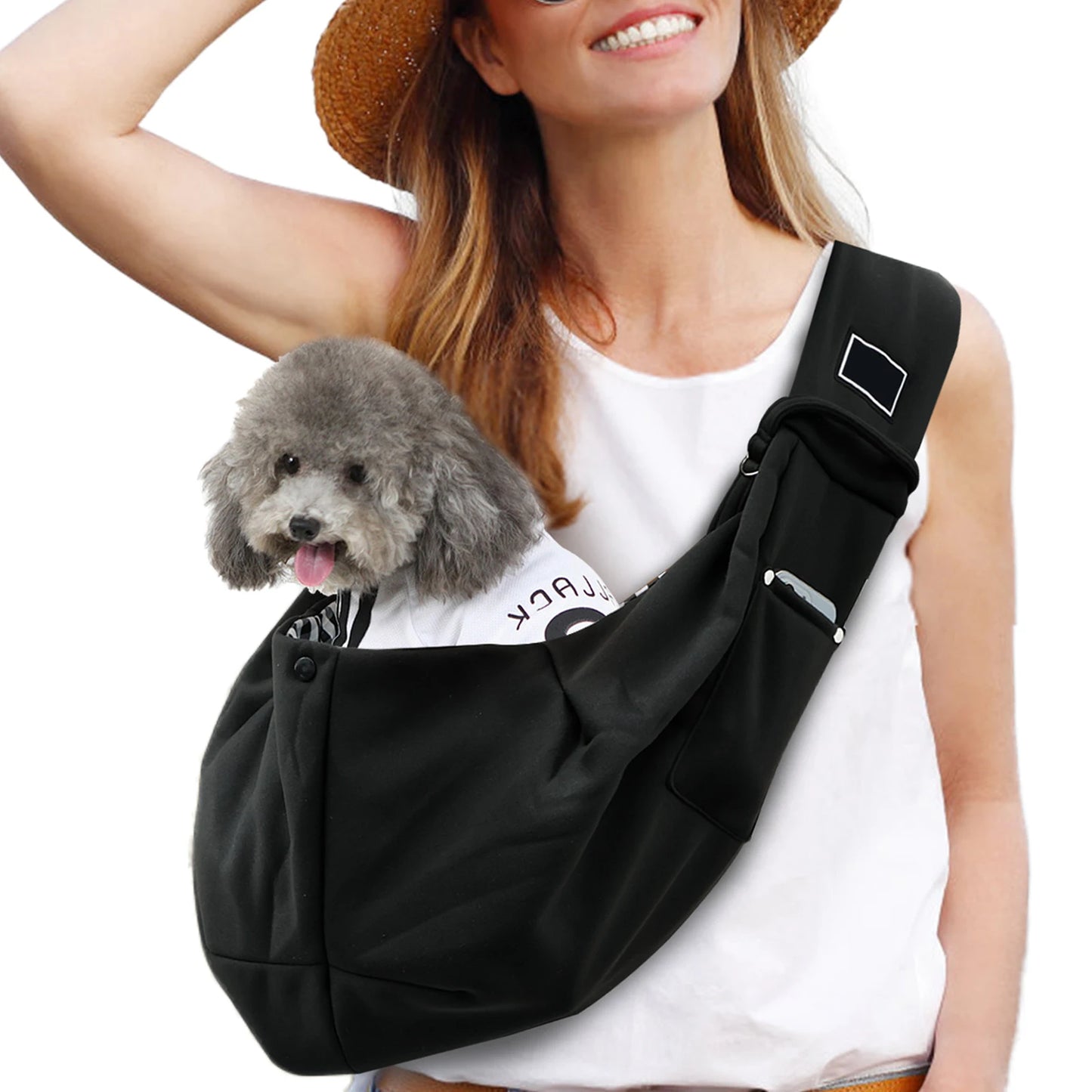 Dog Carrier Bag Pet Sling Shoulder Bag Comfortable Portable Travel Crossbody Outdoor Cat Puppy Small Dogs Carrying Supplies