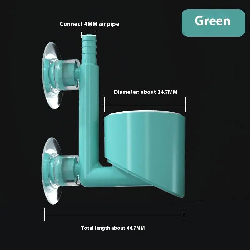 Aquarium Fish Tank Air Pump With Suction Cup Mini Bubble Tray Air Purifier Ultra Dense Bubble Rock Oxygenation Accessories