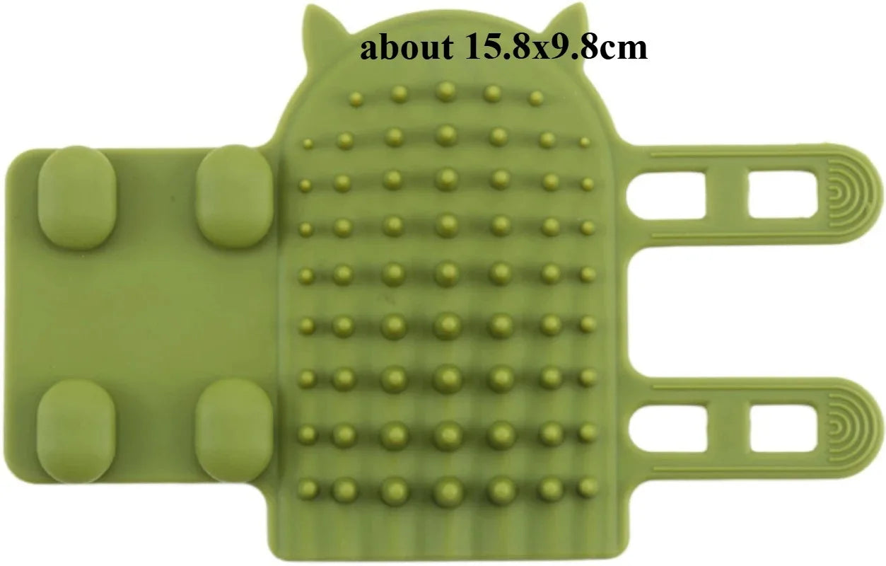 Cat Self Groomer Massager for Indoor Cats Scratcher Scratching Brush Remove Hair Comb Grooming Table Dog Kitten Care Accessories