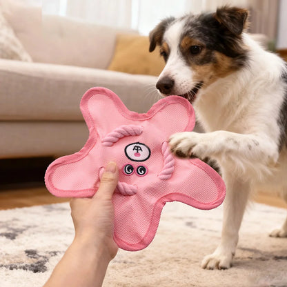 Dog  Pet Toy - Durable Chew Resistant Interactive Squeaky Crinkle Paper Sound Toy for Puppies Small Medium Large Dogs