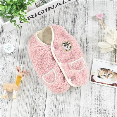 Dog Clothes Winter Fleece Costumes Warm Coat Thing Sleeveless Vest Jacket for Small Medium Large Dogs Apparel Pug Dachshund XXXL