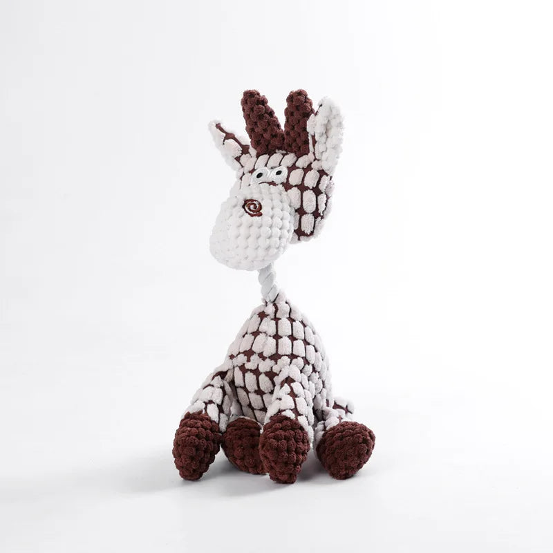Donkey Dog Toys for Large Dogs Plush Stuffed Dog Toys for Aggressive Chewers Stuffed Dog Toys Durable Squeaky Puppy Chew Toys