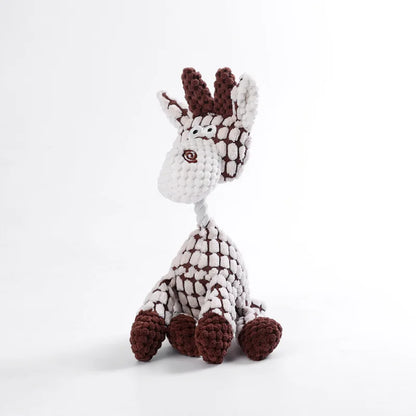 Donkey Dog Toys for Large Dogs Plush Stuffed Dog Toys for Aggressive Chewers Stuffed Dog Toys Durable Squeaky Puppy Chew Toys