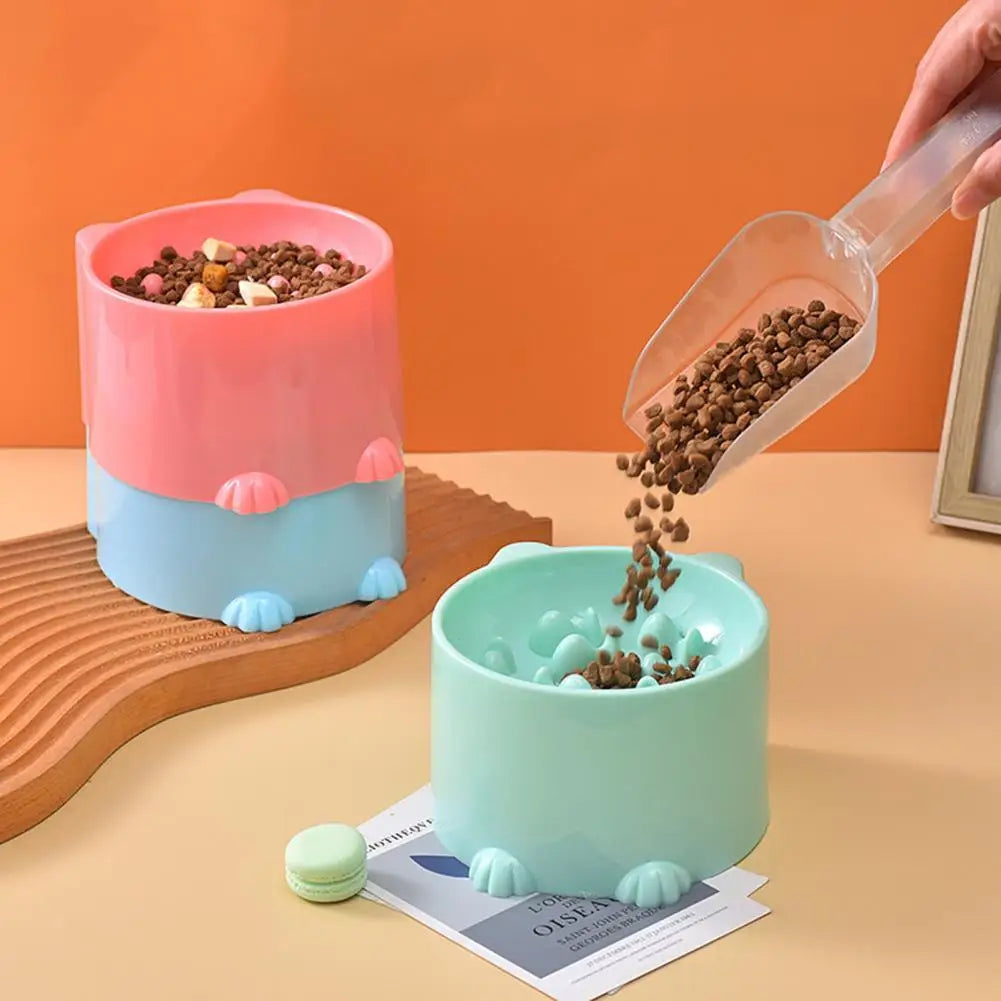 Pet Bowl  Useful Slow Feeder Pet Bowl Dog Food Dispenser  Anti-overturning Dog Food Dispenser