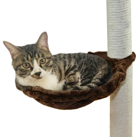 DIY Cat Tree Accessories Cat Scratching Post Scratch Support Ceiling Cat Climbing Tower Platform Cat House Hammock Pet Furniture