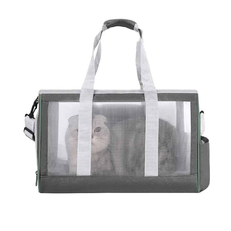 Cat Dog Carrier Portable Soft Sided Medium Small Airline Approved Foldable Puppy Carrier up to 15lbs Pet Carrier Bag for Travel