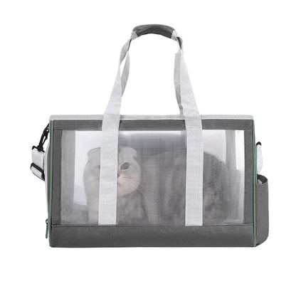 Cat Dog Carrier Portable Soft Sided Medium Small Airline Approved Foldable Puppy Carrier up to 15lbs Pet Carrier Bag for Travel