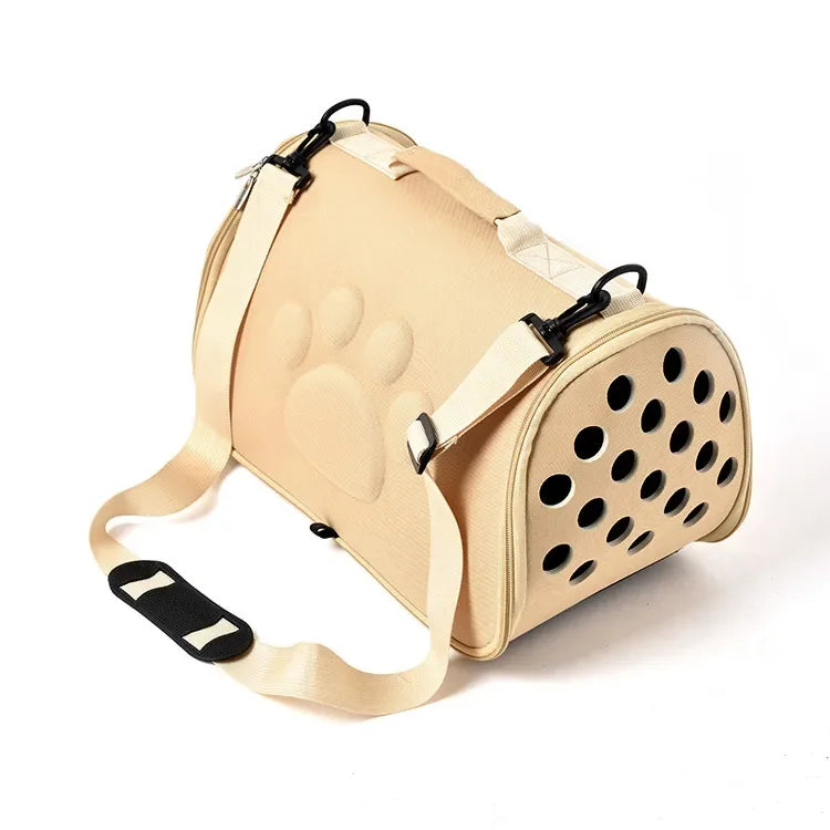 Portable Dog Cat Carrier Bag Large Capacity Outdoor Travel Dog Carrier Shoulder Bag Sling Breathable Cat Handbag for Small Dogs