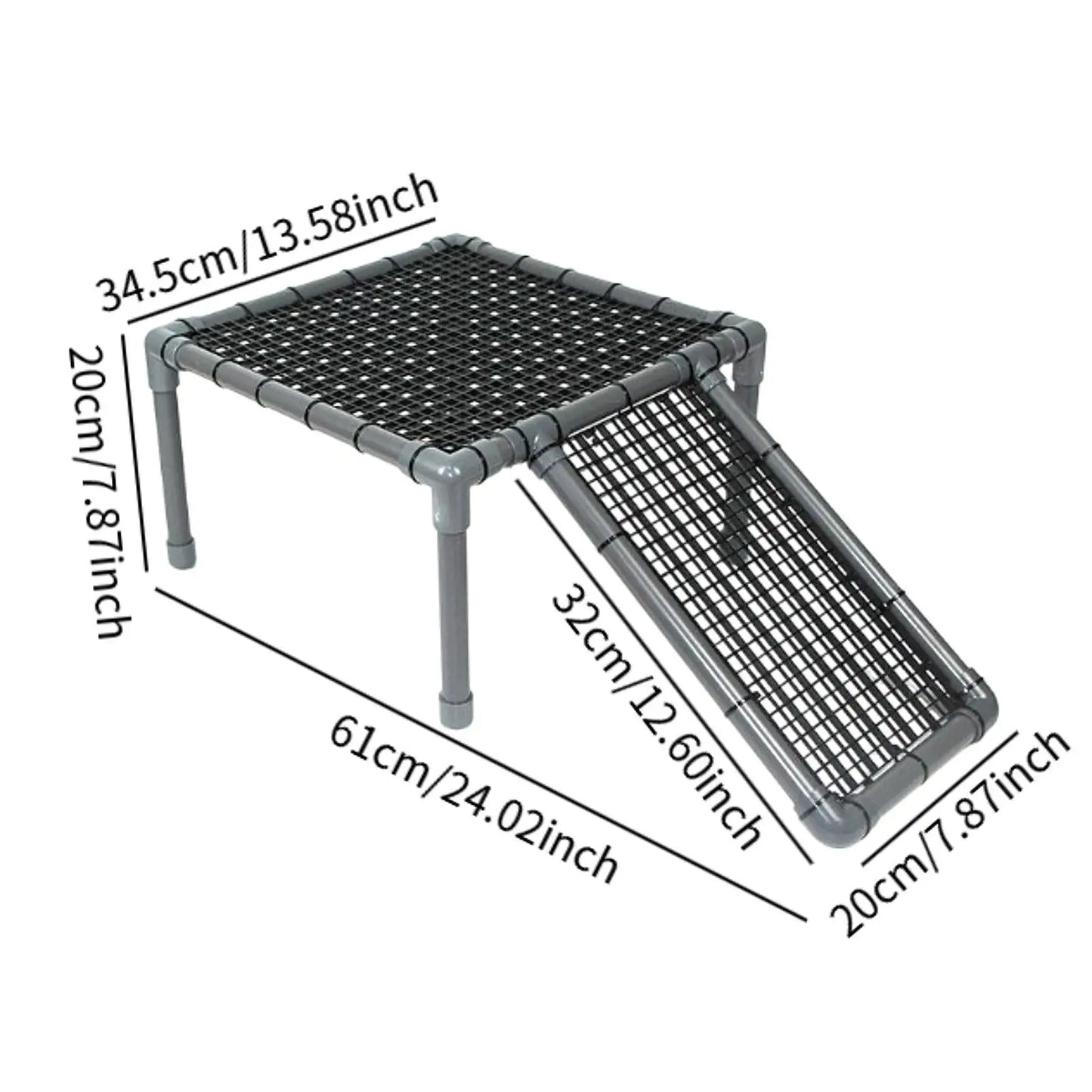 Turtle Basking Platform Reptile Habitat Climbing Shelf for Frog Semi Aquatic Animals Small Reptiles Tortoises Salamanders